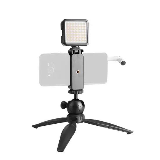 Mini LED Light & Tabletop Tripod Kit