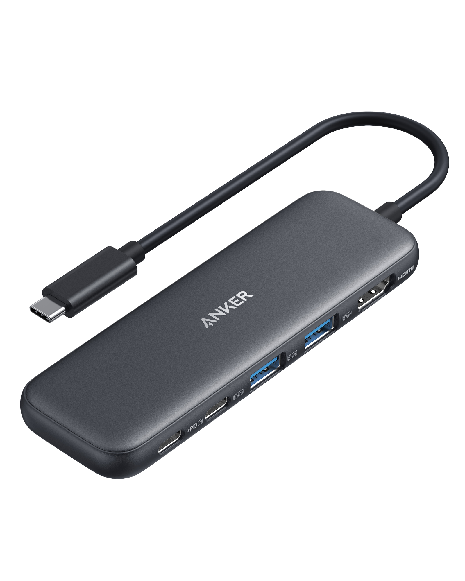 Anker 332 USB-C Hub (5-in-1, A8355)