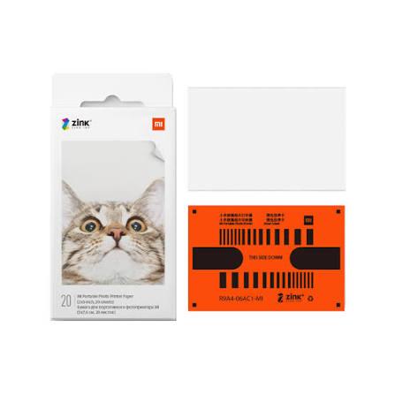 Xiaomi Portable Photo Printer Paper, 20 Sheets - View 1
